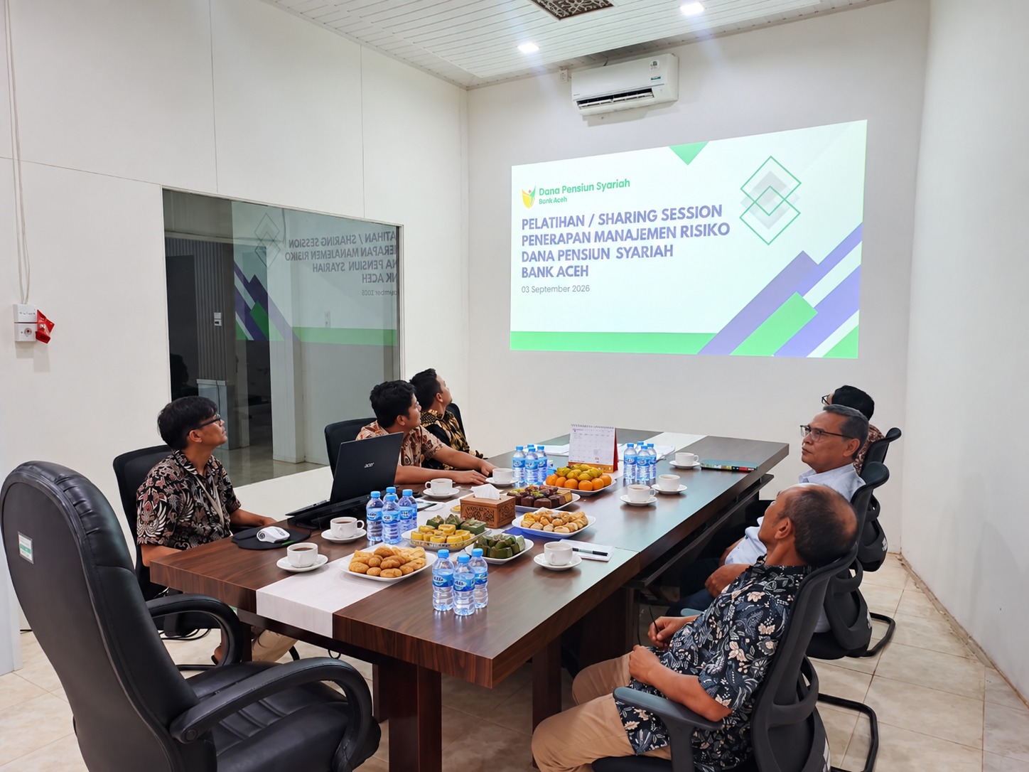 Sharing Session Tentang Penerapan Manajemen Risiko Dana Pensiun Syariah Bank Aceh
